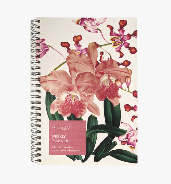 Orchid Desktop Weekly Planner - Wholesale