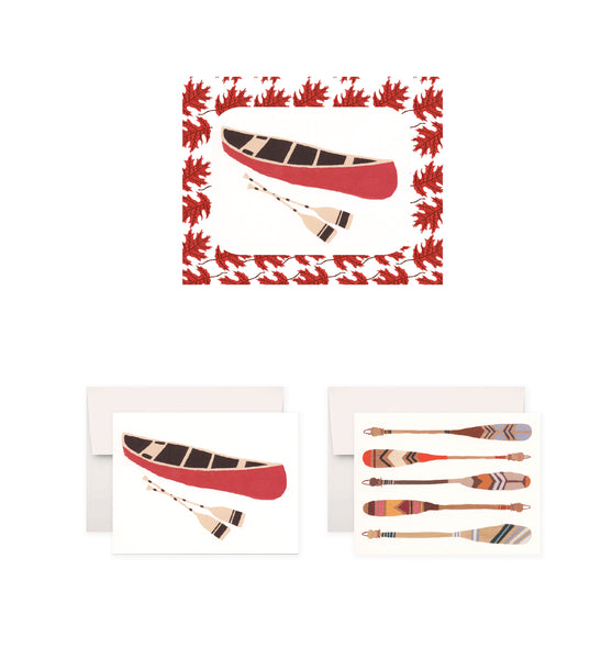 Canoe and Paddles