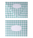GINGHAM MINT GREEN ENVELOPES & LINERS