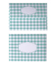 GINGHAM MINT GREEN ENVELOPES & LINERS