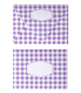GINGHAM PURPLE ENVELOPES & LINERS