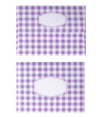 GINGHAM PURPLE ENVELOPES & LINERS