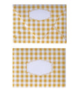 GINGHAM YELLOW ENVELOPES & LINERS