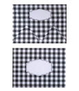 GINGHAM BLACK ENVELOPES & LINERS