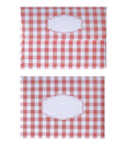 GINGHAM CORAL ENVELOPES & LINERS