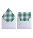 GINGHAM PINE ENVELOPES & LINERS