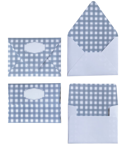 BLUE WATERCOLOUR ENVELOPES & LINERS