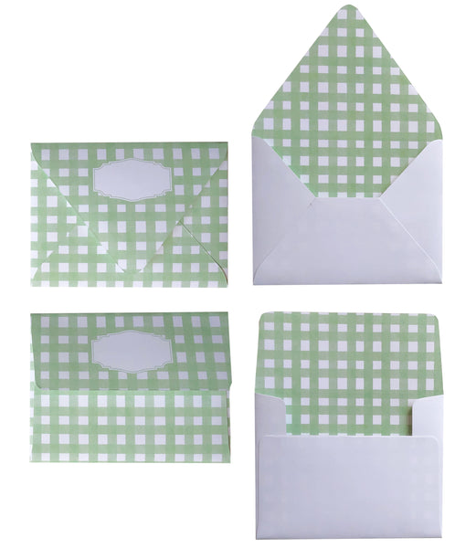 MINT WATERCOLOUR ENVELOPES & LINERS