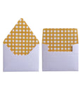 MUSTARD WATERCOLOUR ENVELOPES & LINERS
