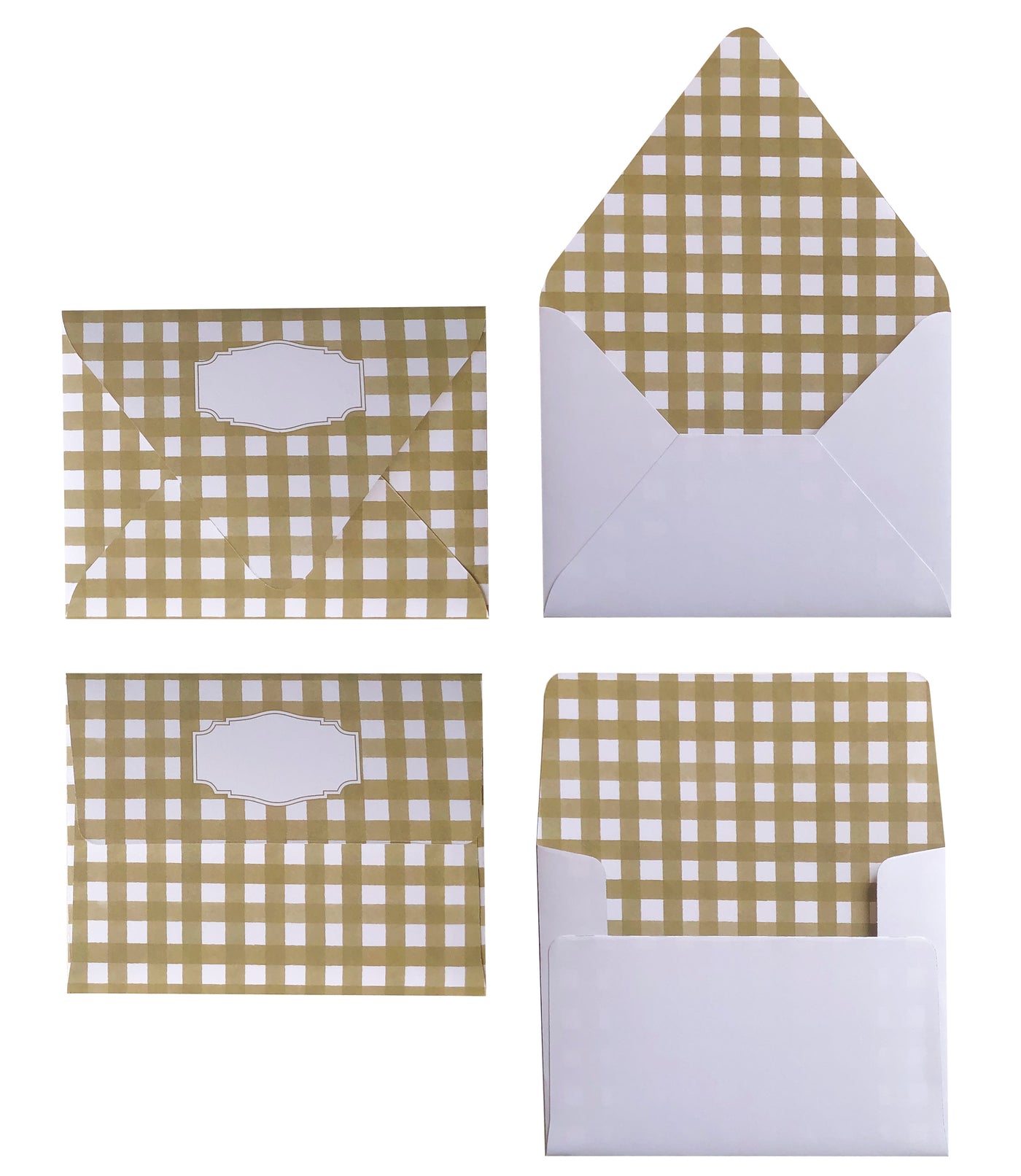 OLIVE WATERCOLOUR ENVELOPES & LINERS