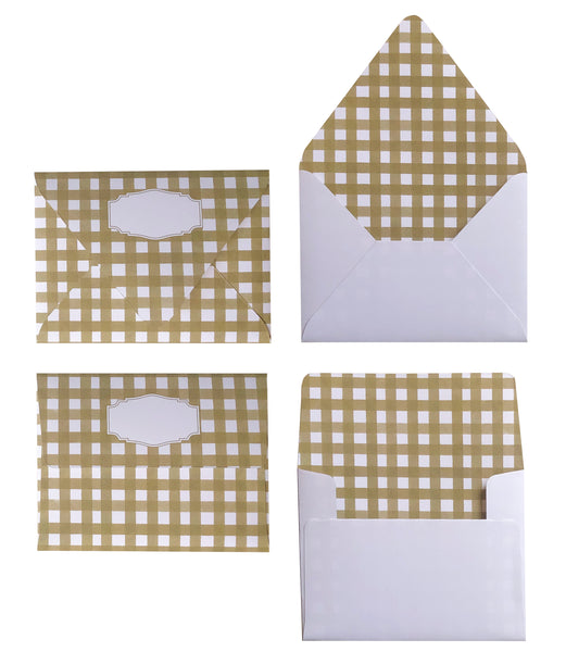 OLIVE WATERCOLOUR ENVELOPES & LINERS