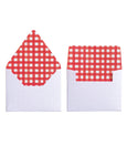 RED WATERCOLOUR ENVELOPES & LINERS