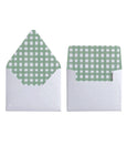 GREEN WATERCOLOUR ENVELOPES & LINERS