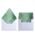 GREEN MARBLE ENVELOPES & LINERS