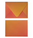 WARM FIERY SUNSET ENVELOPES & LINERS
