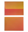 WARM FIERY SUNSET ENVELOPES & LINERS