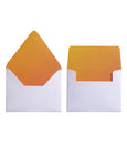 WARM FIERY SUNSET ENVELOPES & LINERS