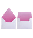 OMBRE PINK AND FUCHSIA ENVELOPES & LINERS