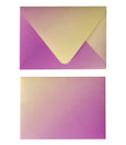 OMBRE LAVENDER SUNRISE ENVELOPES & LINERS