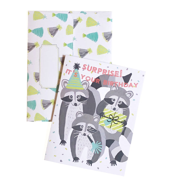 Birthday Raccoons