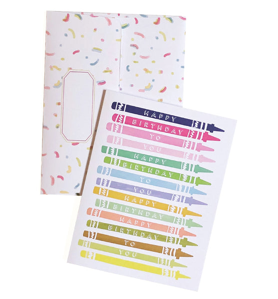 Birthday Crayons - Wholesale