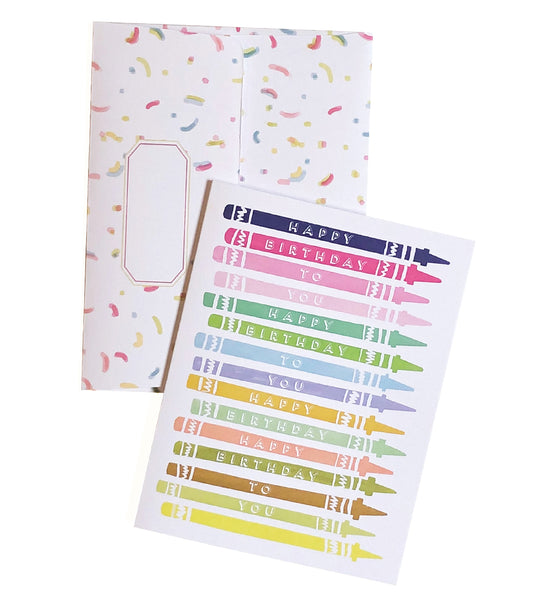 Birthday Crayons