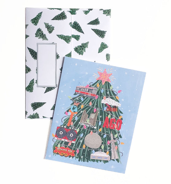 Happy Holidays Toronto | Merry & Bright Holiday Sale Greeting Cards