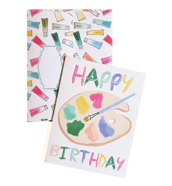 HAPPY BIRTHDAY - Paint Palette