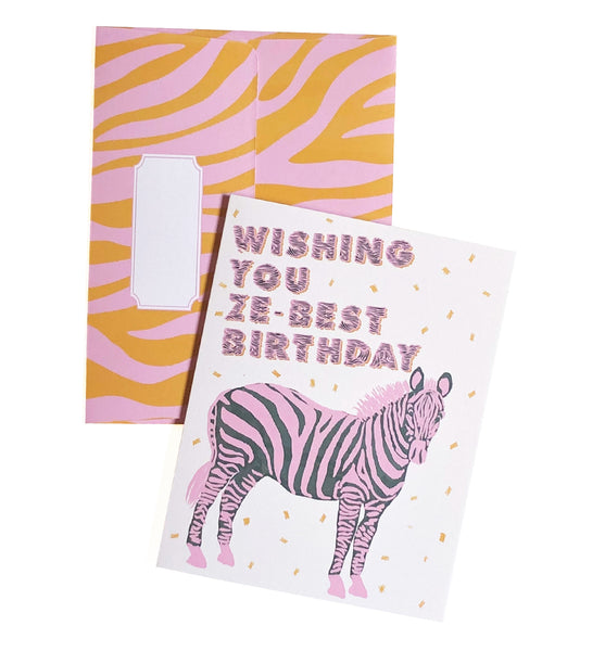 Wishing You ZE-BEST BIRTHDAY