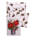 Poinsettias in Maple Tin