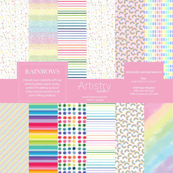 Rainbow Pattern Paper