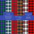 Plaid Pattern Paper