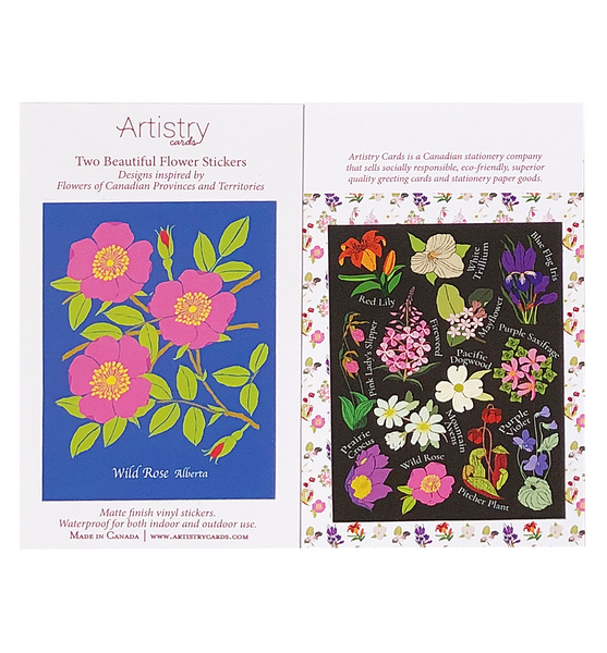 Wild Rose Stickers - Wholesale