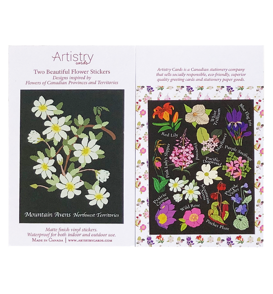 Mountain Avens Stickers - Wholesale