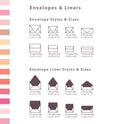 GINGHAM YELLOW ENVELOPES & LINERS
