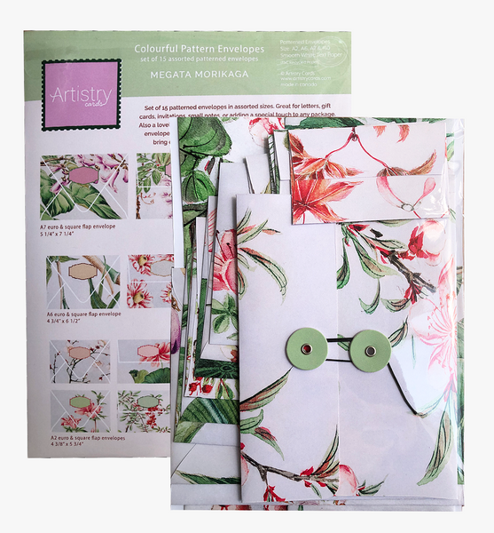 Megata Morikaga Colourful Pattern Envelopes