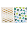 Watercolour Polka Dots & Gold Dots