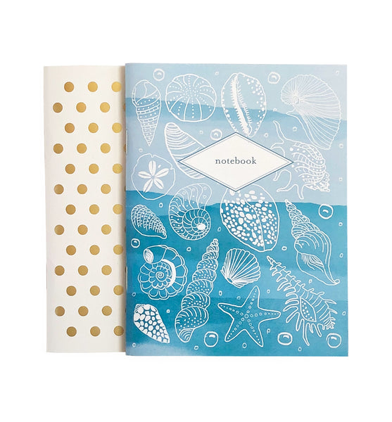 Sea Shells & Gold Dots