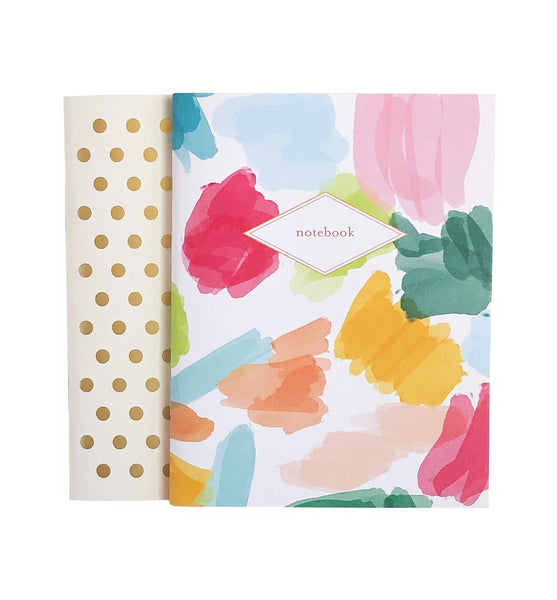 Colourful Brush Strokes and Gold Dots - Wholesale