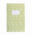 Navy Circles and Chartreuse Watercolour Dots