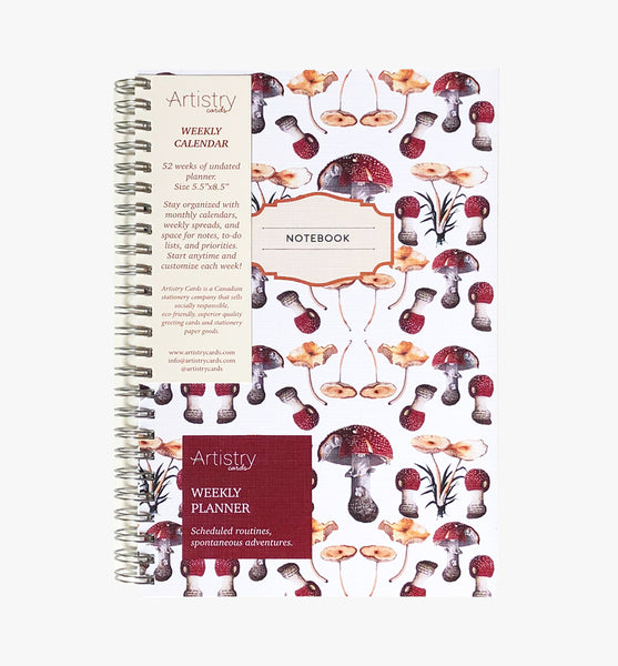 Amanita Muscaria Desktop Weekly Planner