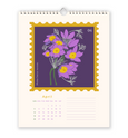 Oh Floral Canada Stamps 2026 Wall Calendar