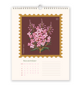 Oh Floral Canada Stamps 2026 Wall Calendar