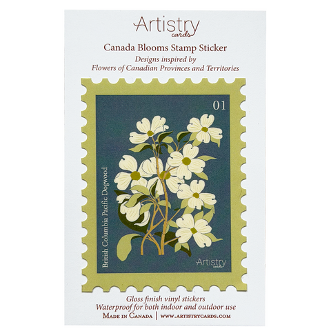Canada Blooms Stamp Sticker