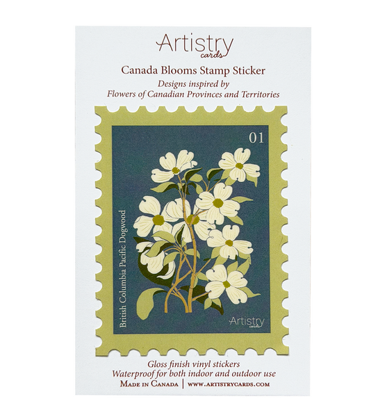 Pacific Dogwood (British Columbia) Vinyl Sticker