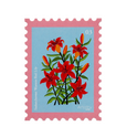 Saskatchewan Western Red Lily (Saskatchewan) Vinyl Sticker