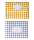 GINGHAM YELLOW ENVELOPES & LINERS