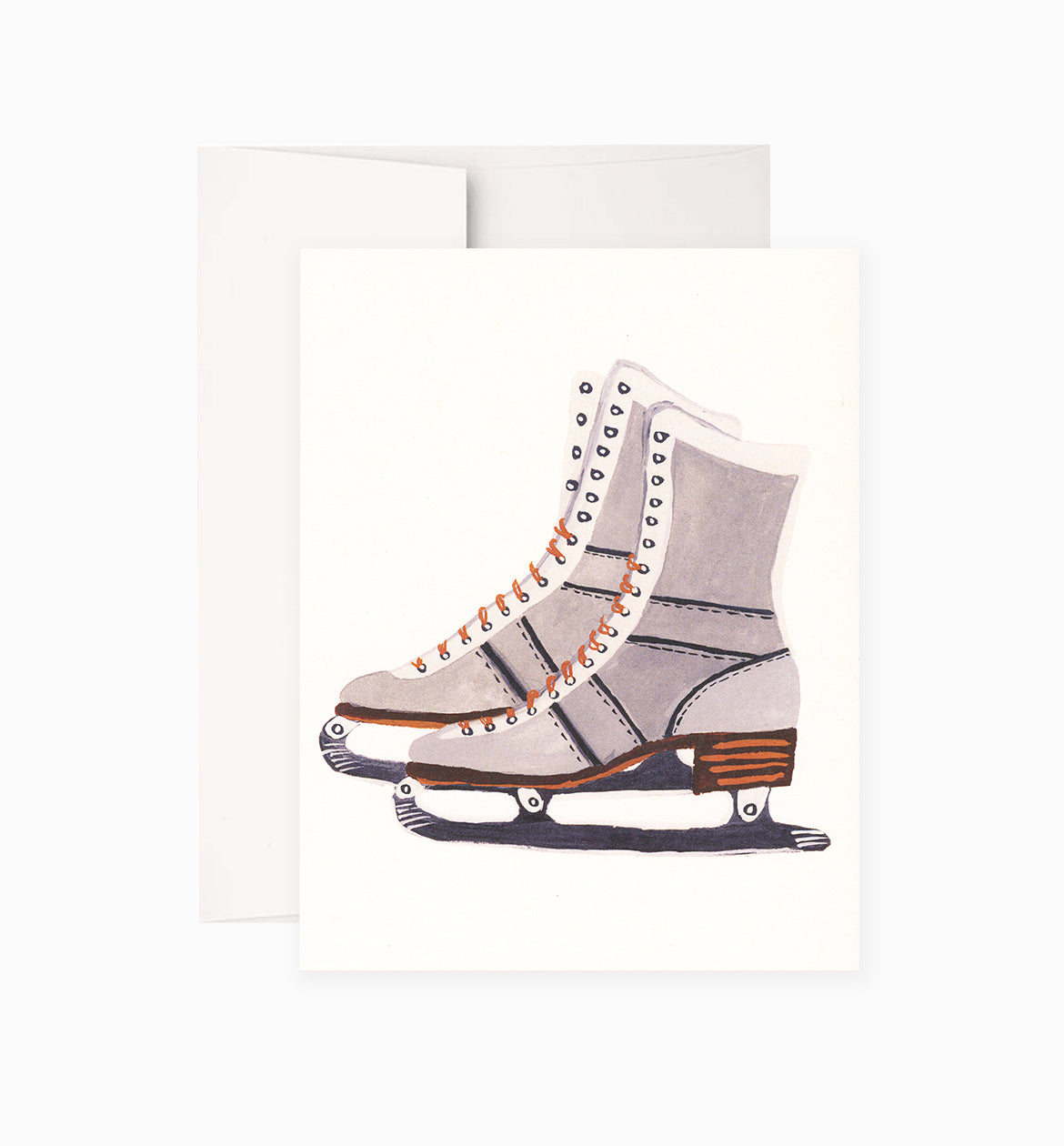 Vintage Ice Skates | Merry & Bright Holiday Boxed Cards Sale