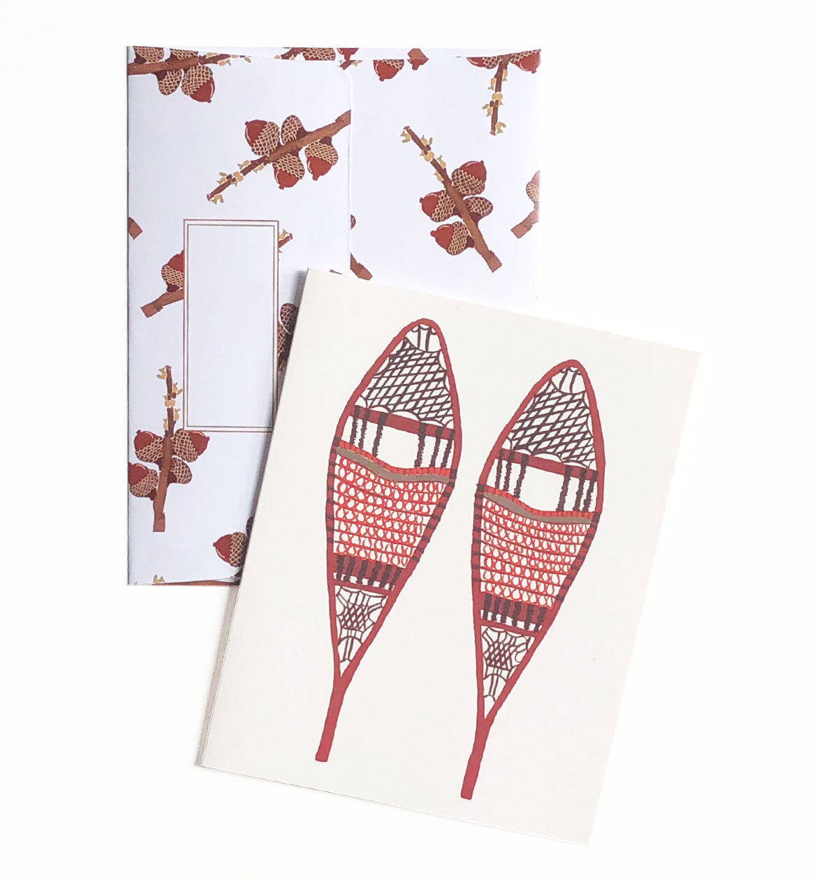 Vintage Snowshoes | Merry & Bright Holiday Sale Greeting Cards