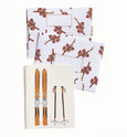 Vintage Skis | Merry & Bright Holiday Sale Greeting Cards